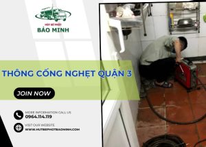 Thông cống nghẹt Quận 3