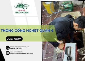 Thông cống nghẹt Quận 6