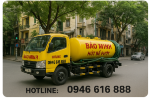 hút bể phốt bảo minh tại đống đa