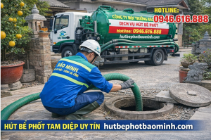 hút bể phốt tại ninh bình