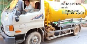 hút bể phốt tại đường láng