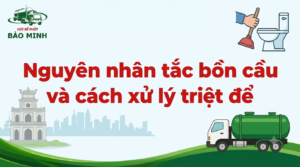 Nguyên nhân tắc bồn cầu