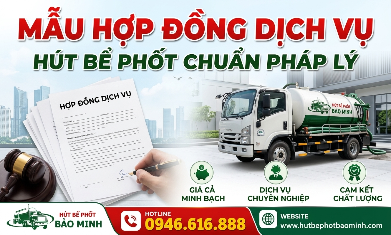 Hợp đồng dịch vụ hút bể phốt