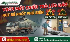 Chiêu trò lừa đảo hút bể phốt
