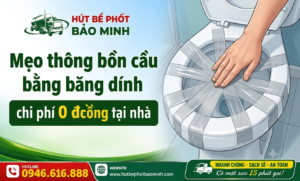 Câu hỏi thường gặp về mẹo thông bồn cầu bằng băng dính