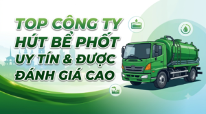 Top công ty hút bể phốt uy tín