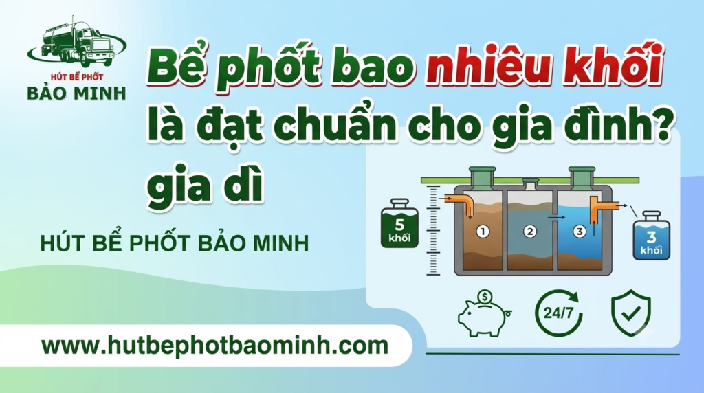 Bể phốt bao nhiêu khối